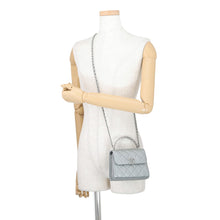 Load image into Gallery viewer, CHANEL Top-handle shoulder bag SilverAP3237 Lambskin