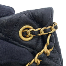 将图像加载到图库查看器中,CHANEL Matelasse Drawstring Backpack BlackAS3947-B11035-94305 Leather Size Mini