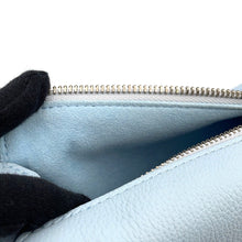 将图像加载到图库查看器中,LOUIS VUITTON side trunk Light Blue Grained Calf Leather Size PM
