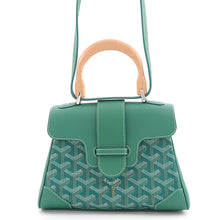 将图像加载到图库查看器中,GOYARD Saigon Soft Bag GreenSAIGONMINTY09CL09P PVC Leather Size Mini