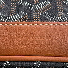 Load image into Gallery viewer, GOYARD Petit Flo Bucket Bag Black/TanPEFLOTPMLTY01CL03P PVC Leather