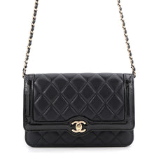 将图像加载到图库查看器中,CHANEL Matelasse Chain wallet BlackAP4218-B17773-94305 Lambskin/Patent Leather