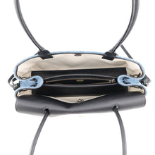将图像加载到图库查看器中,CHANEL Small shopping bag Blue/BlackAS6288-B25091-UB371 Denim Leather