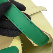 将图像加载到图库查看器中,HERMES Picotin Lock Eclat Jaune Milton/Vert Vertigo Taurillon Clemence Swift Leather Size PM