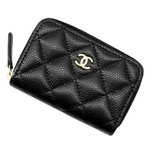 将图像加载到图库查看器中,CHANEL Classic zip coin purse BlackAP0216 Caviar Leather