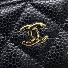 将图像加载到图库查看器中,CHANEL Classic zip coin purse BlackAP0216 Caviar Leather