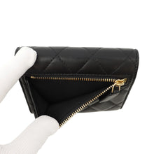 Load image into Gallery viewer, CHANEL Classic Small flap wallet BlackAP0231 Lambskin
