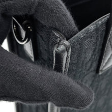 将图像加载到图库查看器中,Dior Oblique Jacquard Safari North-South 2-Way Shoulder Bag Black1ESPO311YKY_H03E Canvas Leather