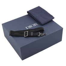 将图像加载到图库查看器中,Dior Oblique Jacquard Safari North-South 2-Way Shoulder Bag Black1ESPO311YKY_H03E Canvas Leather