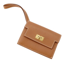 Load image into Gallery viewer, HERMES Kelly Pocket Slim Gold Epsom