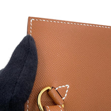 Load image into Gallery viewer, HERMES Kelly Pocket Slim Gold Epsom