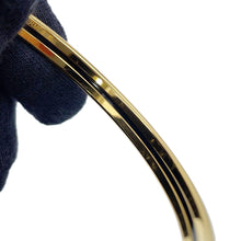 将图像加载到图库查看器中,HERMES Enamel Bangle Zodiac Signs Beige Run Gold Plated Enamel