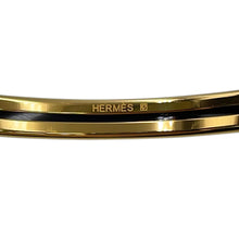将图像加载到图库查看器中,HERMES Enamel Bangle Zodiac Signs Beige Run Gold Plated Enamel