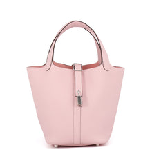 Load image into Gallery viewer, HERMES Picotin Lock Rose Sakura Taurillon Clemence Size PM