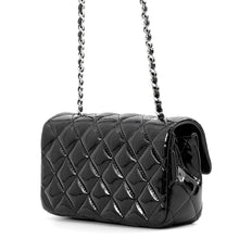 Load image into Gallery viewer, CHANEL Matelasse Mini Flap Bag BlackA65050 Patent Leather