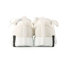 Load image into Gallery viewer, HERMES Bounce Sneakers White Textured Mesh Chèvre Velour Size 36.5