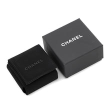 Load image into Gallery viewer, CHANEL CC Logo Rhinestone Earrings GoldABD104 Metal Rhinestone