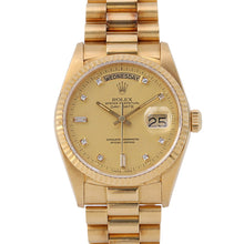 Load image into Gallery viewer, ROLEX Day-Date 18K Yellow Gold18038A