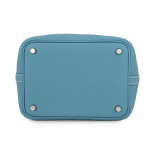 Load image into Gallery viewer, HERMES Picotin Lock New Blue Jean Taurillon Clemence Size PM