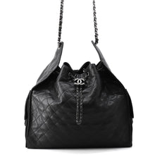 Load image into Gallery viewer, CHANEL CHANEL 25 Large Handbag BlackAS5553 Caviar Leather Size Large