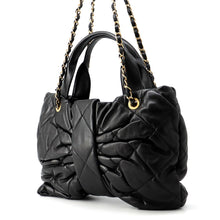 Load image into Gallery viewer, CHANEL Matelasse Ribbon Bow Bag 2WAY Handbag BlackAS5851 Lambskin