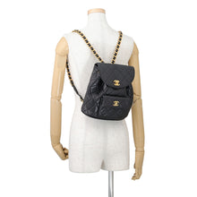 Load image into Gallery viewer, CHANEL Matelasse Backpack BlackA10177 Lambskin