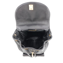 Load image into Gallery viewer, CHANEL Matelasse Backpack BlackA10177 Lambskin