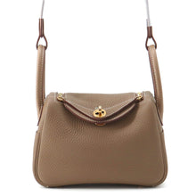 Load image into Gallery viewer, HERMES Lindy Etoupe Taurillon Clemence Size Mini