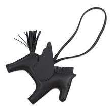 Load image into Gallery viewer, HERMES Rodeo Pegasus Black Lambskin Swift Leather Size MM