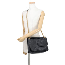 Load image into Gallery viewer, SAINT LAURENT PARIS Niki ChainShoulder Bag Black633158 Vintage Calf Leather Size Medium