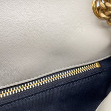 Load image into Gallery viewer, SAINT LAURENT PARIS Calypso Chain Shoulder Bag Off-white734153 Lambskin Size Small