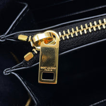 Load image into Gallery viewer, SAINT LAURENT PARIS V Stitch Zip Around Long Wallet Black358094 Leather