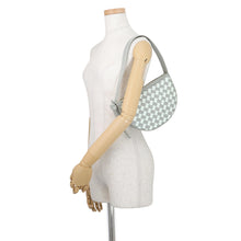 Load image into Gallery viewer, Bottega Veneta Mini Sunrise Shoulder Bag Gray/Light Blue763747 Leather
