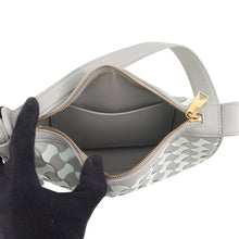 Load image into Gallery viewer, Bottega Veneta Mini Sunrise Shoulder Bag Gray/Light Blue763747 Leather