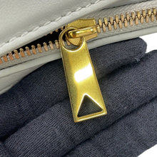Load image into Gallery viewer, Bottega Veneta Mini Sunrise Shoulder Bag Gray/Light Blue763747 Leather