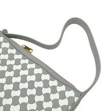 Load image into Gallery viewer, Bottega Veneta Mini Sunrise Shoulder Bag Gray/Light Blue763747 Leather