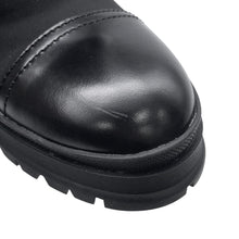 Load image into Gallery viewer, PRADA Lace-up short boots Black1T239N Nylon Leather Size 38