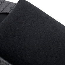 Load image into Gallery viewer, GUCCI Diagonal G Reversible Collarless Coat Size 38 Black746532 Wool Silk