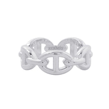 将图像加载到图库查看器中,HERMES Chaine d'Ancre Anchene Ring Size PM/52/#12 SV925