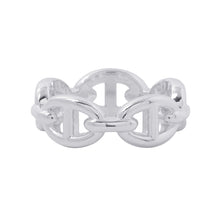 将图像加载到图库查看器中,HERMES Chaine d'Ancre Anchene Ring Size PM/52/#12 SV925