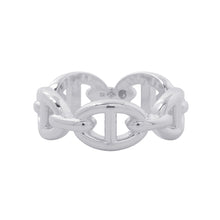 将图像加载到图库查看器中,HERMES Chaine d'Ancre Anchene Ring Size PM/52/#12 SV925