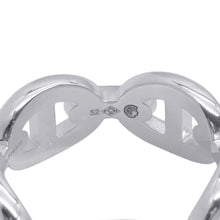 将图像加载到图库查看器中,HERMES Chaine d'Ancre Anchene Ring Size PM/52/#12 SV925