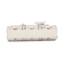 Load image into Gallery viewer, Dior Lady D-Joy Cannage 3-way Bag White/BlueM0668ODJW_M67I Cotton Boucle Leather Size Small