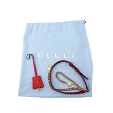 Load image into Gallery viewer, GUCCI GG Apple Padlock Bamboo 2WAY Bag Beige/Multicolor603221 PVC Leather