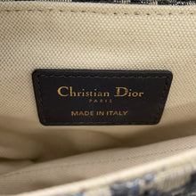 Load image into Gallery viewer, Dior Oblique Saddlebag Mini Beige/NavyM0456CTZQ Canvas Leather