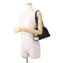 将图像加载到图库查看器中,HERMES Tablier Sellier Ecru/Black Vache Hunter Leather Toile H