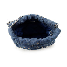 Load image into Gallery viewer, CHANEL CHANEL22 ChainShoulder Bag BlueAS3980 Denim Size Mini