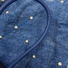 Load image into Gallery viewer, CHANEL CHANEL22 ChainShoulder Bag BlueAS3980 Denim Size Mini