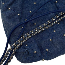 Load image into Gallery viewer, CHANEL CHANEL22 ChainShoulder Bag BlueAS3980 Denim Size Mini
