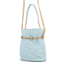Load image into Gallery viewer, CHANEL Matelasse Mini Bucket Bag Light BlueAS3116 Lambskin